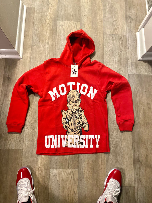 Motion U Hoodie " Red